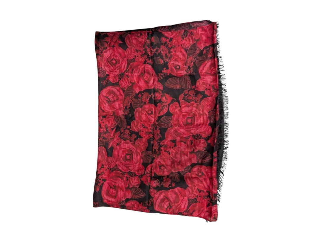 Lot of 7 Fashion Scarves – Assorted Prints & Materials