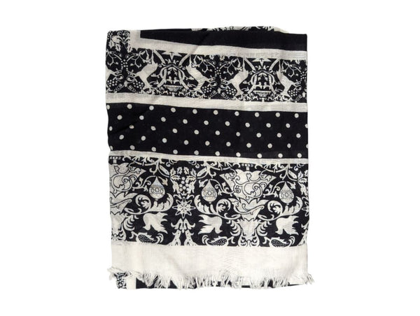 Lot of 7 Fashion Scarves – Assorted Prints & Materials