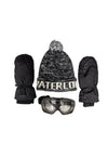 Winter Accessory Set – “Waterloo” Knit Hat, Emazu Mittens & Zenith Goggles