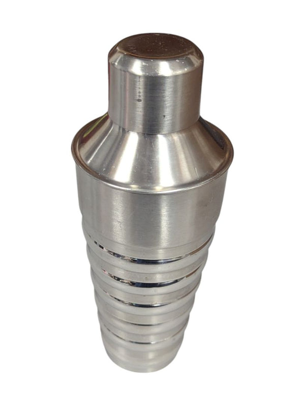 Bowring Stainless Steel Cocktail Shaker – Ribbed Modernist Design