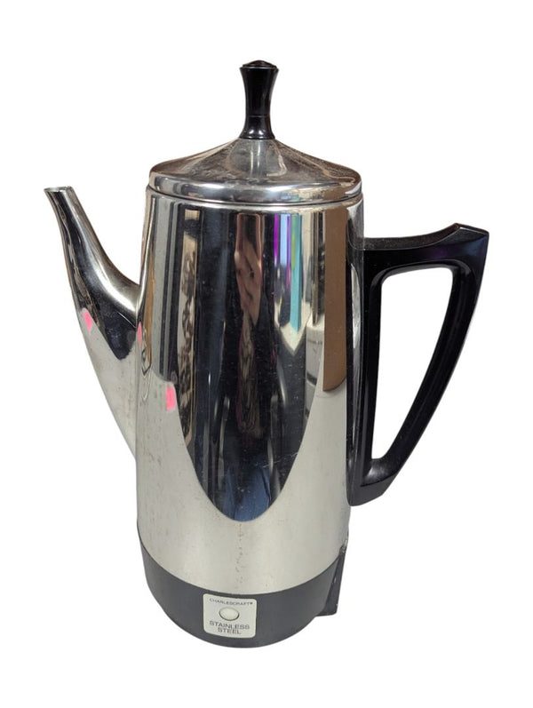 Charlescraft Stainless Steel 12-Cup Percolator Coffee Pot