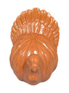 Ashland Ceramic Turkey Figurine – Harvest Orange Glaze