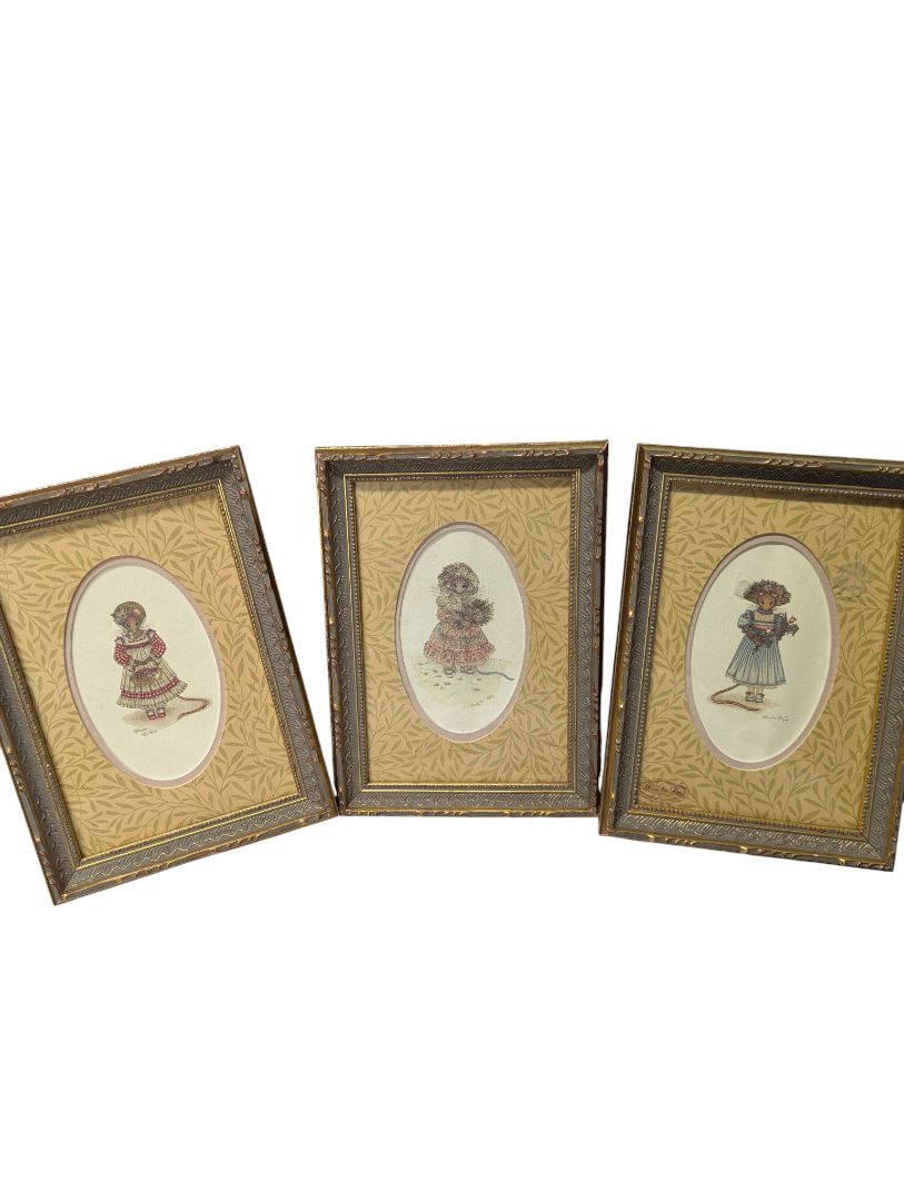 Set of 3 “The Art of Wanda Lee” Framed Prints – Victoriana Designs, Halifax NS