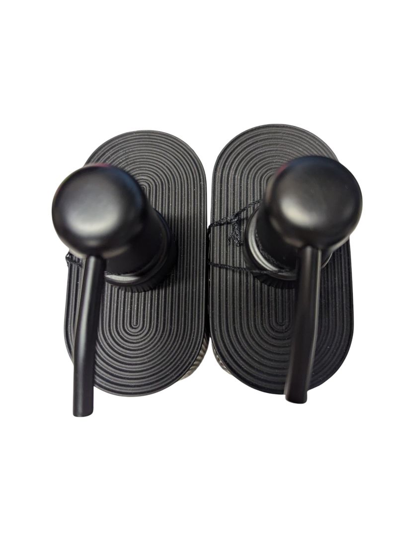 Set of 2 Natori Matte Black Lotion Dispensers – “Balli” Collection