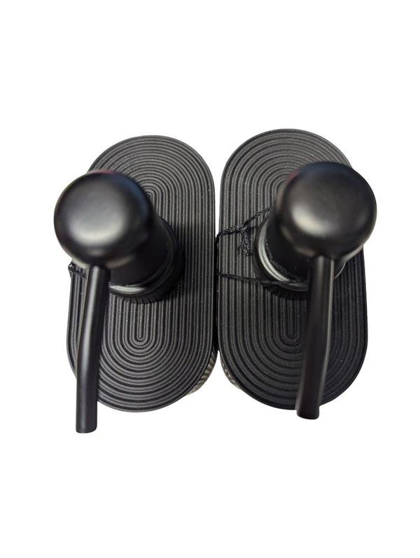 Set of 2 Natori Matte Black Lotion Dispensers – “Balli” Collection