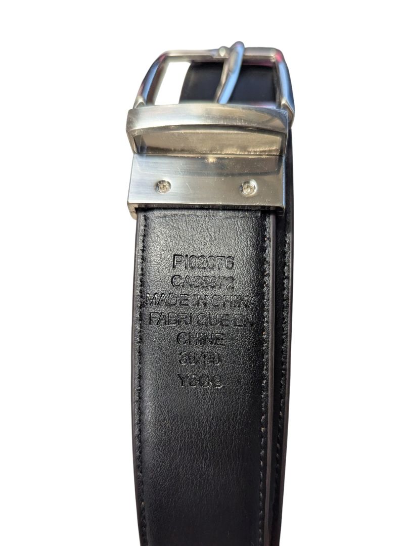 Perry Ellis Reversible Leather Belt – Black & Brown (Size 38/95)
