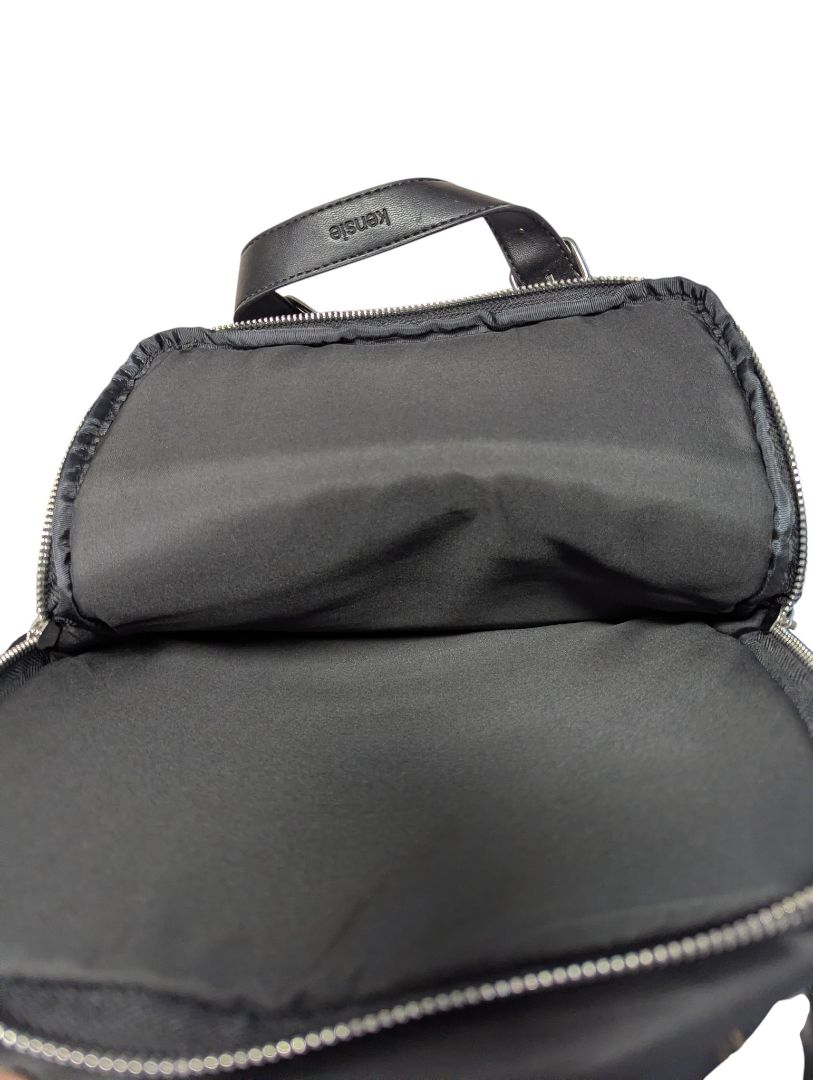 Kensie Black Faux Leather Backpack – Modern Convertible Design