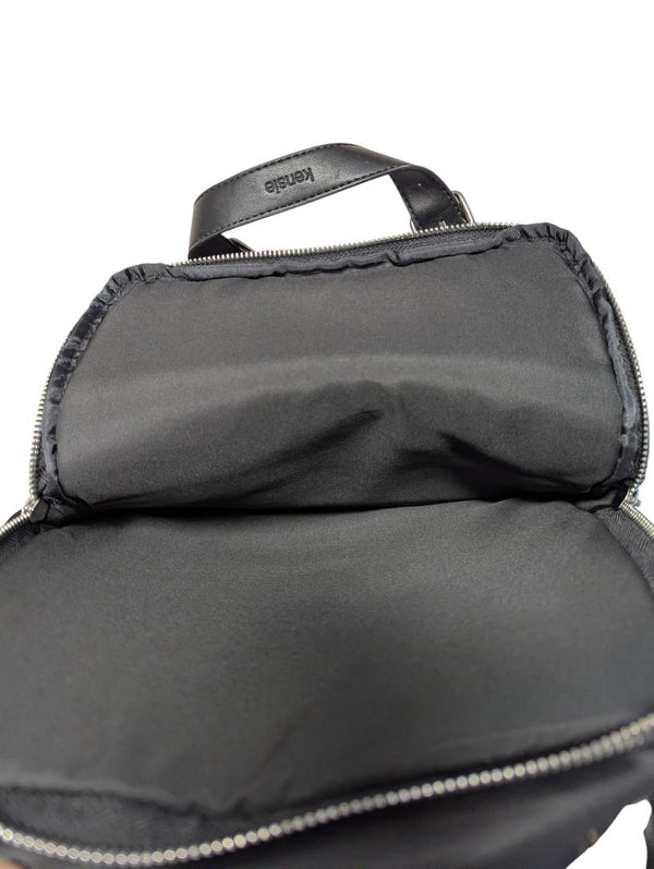 Kensie Black Faux Leather Backpack – Modern Convertible Design