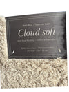 Cloud Soft Bath Rug – Beige Microfiber 20” × 32”