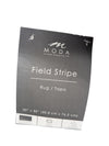 MODA Field Stripe Reversible Cotton Bath Rug – 20” × 30”