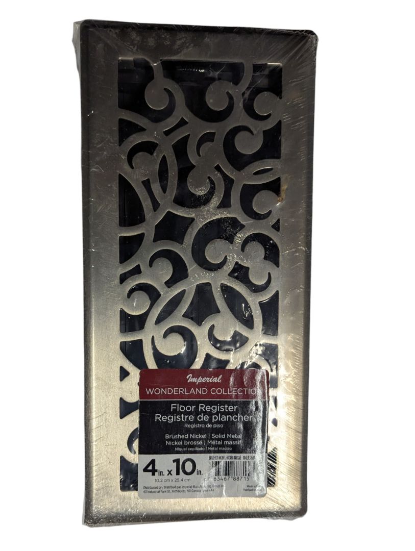 Home Hardware & Décor Lot – Floor Register, Finials, and Hardware Accessories