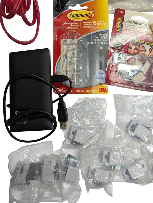 Lot of Home Hardware & Electrical Accessories – Mixed Brands