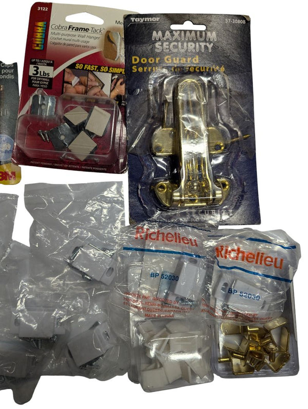 Lot of Home Hardware & Electrical Accessories – Mixed Brands