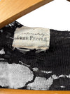 Intimately Free People Black Lace Ruffle Cardigan
