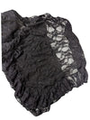Intimately Free People Black Lace Ruffle Cardigan