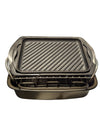 Le Creuset Cast Iron Grill Pan & Wilton Roasting Set – Kitchen Cookware Lot