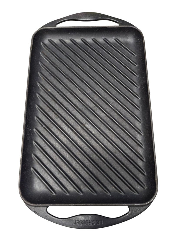 Le Creuset Cast Iron Grill Pan & Wilton Roasting Set – Kitchen Cookware Lot