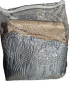 Luxury Quilted Bedding Set – Champagne & Silver Satin Ensemble