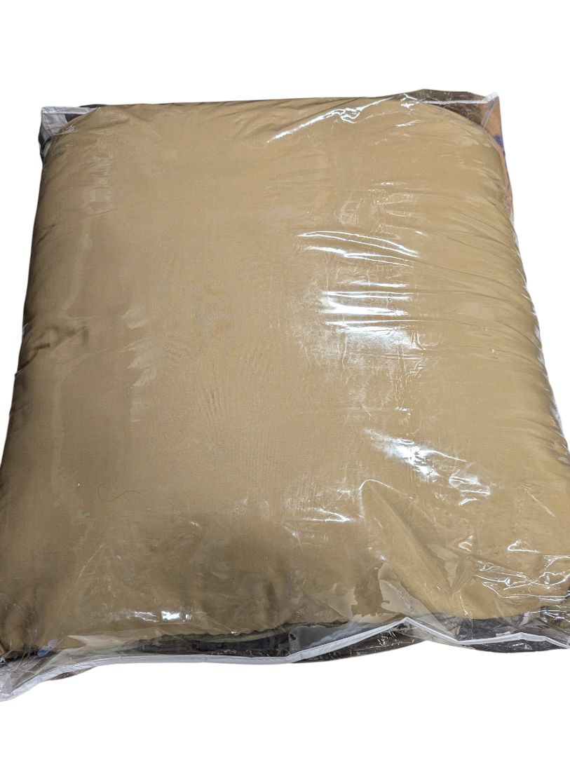 Velvet & Satin Decorative Pillow Pair – Espresso and Olive with Trim Detail