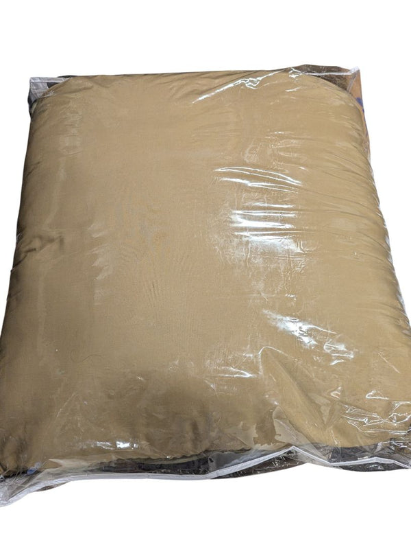 Velvet & Satin Decorative Pillow Pair – Espresso and Olive with Trim Detail