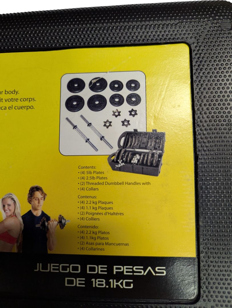 CAP Barbell 40 lb Adjustable Dumbbell Set – Cast Iron with Carry Case