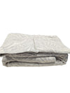 Grey Botanical Jacquard Coverlet Set – Woven Textured Bedding
