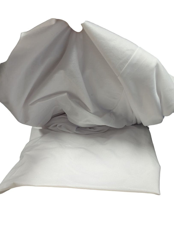 White Cotton Bed Cover – Simple and Elegant Layering Piece