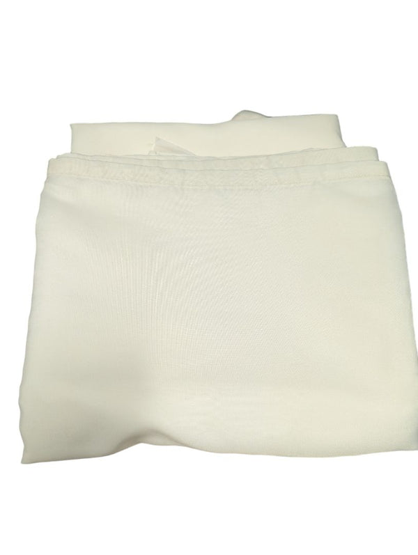 Off-White Grommet Curtain Panel – Light Filtering Fabric