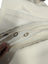 Off-White Grommet Curtain Panel – Light Filtering Fabric