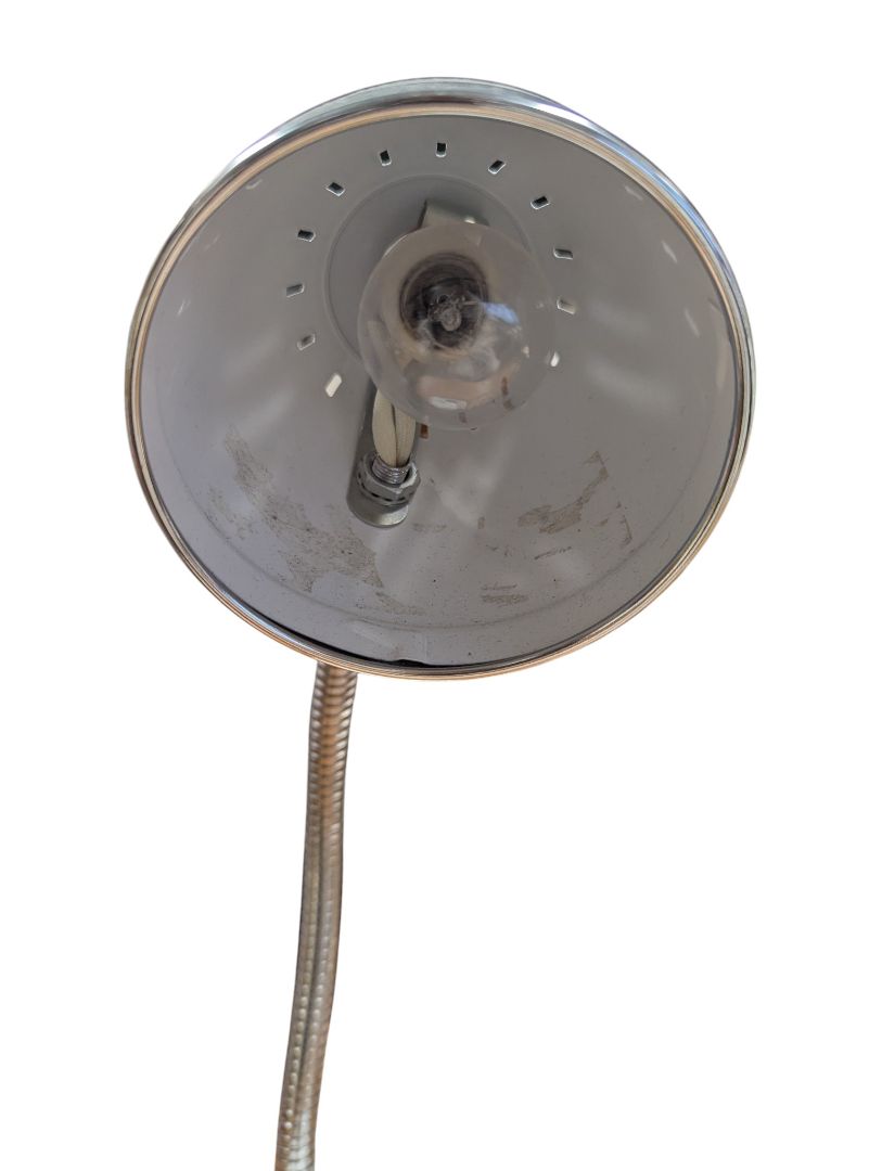 Chrome Gooseneck Desk Lamp