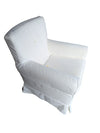 Classic White Slipcovered Armchair