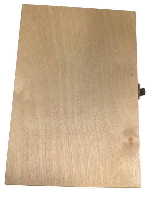 Natural Wood Presentation Box with Blue Lining