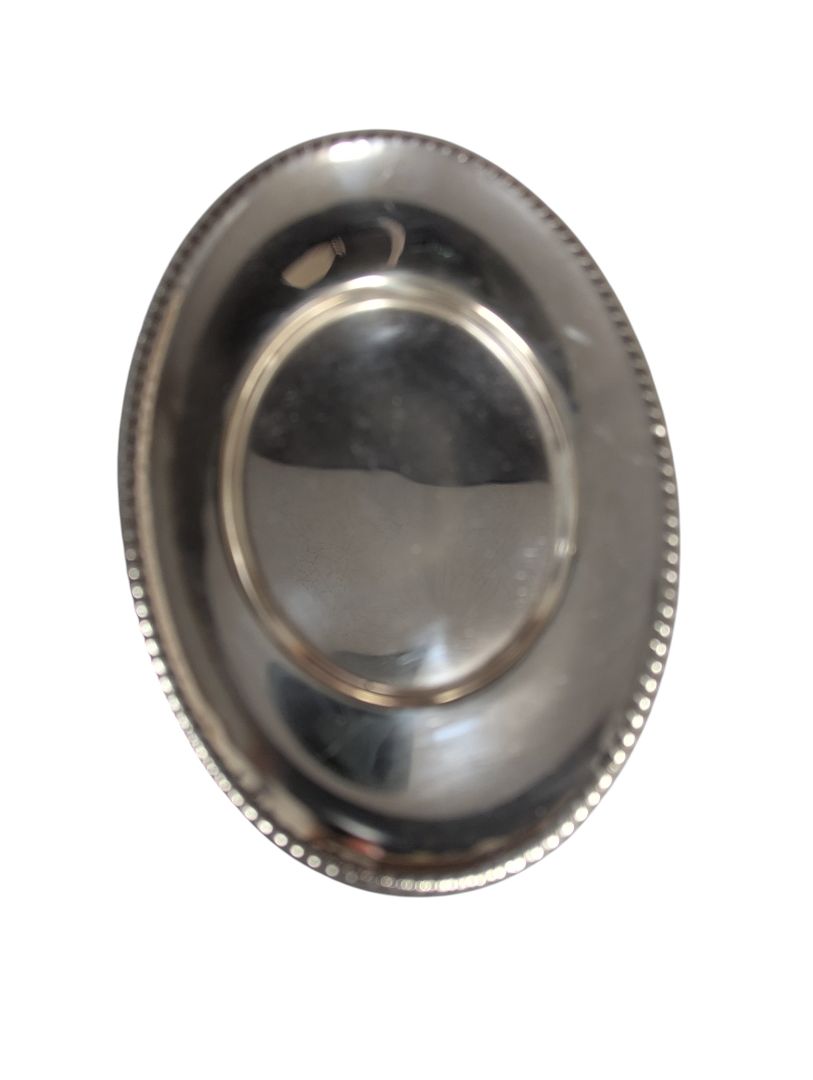 Vintage Silver-Plated Gravy Boat with Underplate