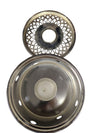 Elegance Silver-Plated Candle Holder with Insert