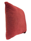Plush Velvet Throw Pillow – Deep Burgundy