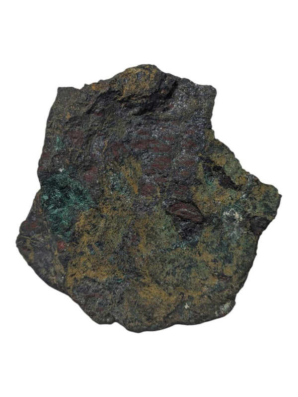 Chrysocolla and Malachite Copper Ore Rough