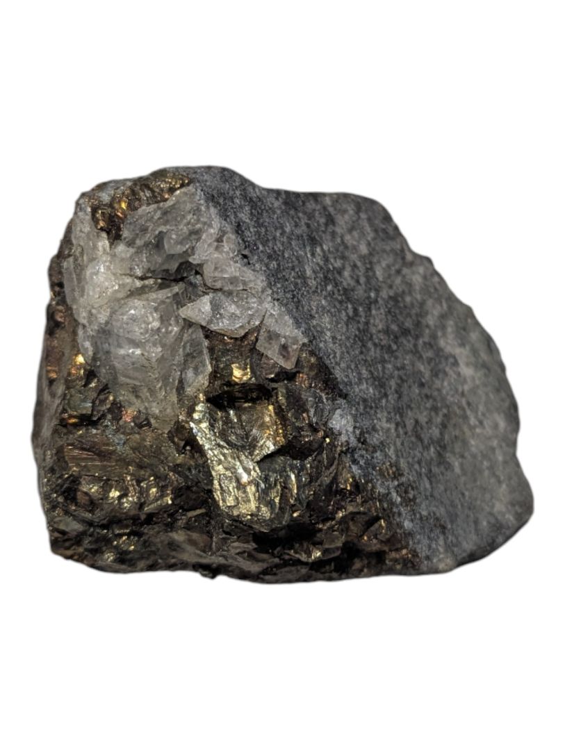 Chalcopyrite in Quartzite Mineral Specimen