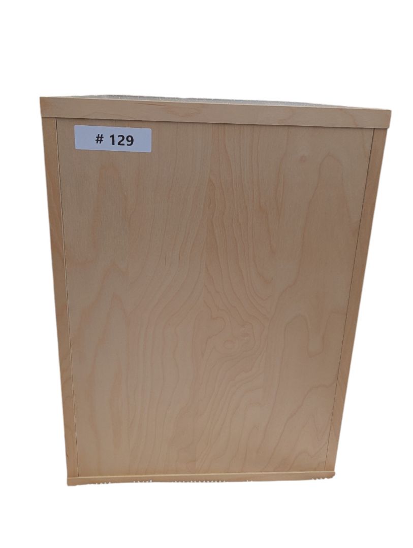 Modern Maple-Finish Two-Drawer File Cabinet