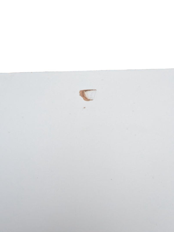 White Two-Shelf Laminate Bookcase