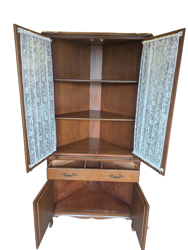 Gibbard Craftsmen Solid Wood Corner China Cabinet