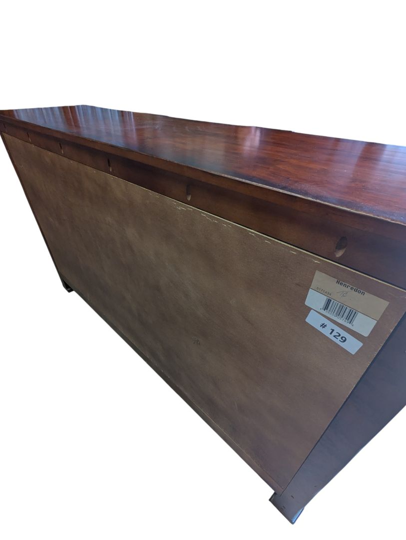 Henredon Solid Wood Triple-Door Credenza with Drawers