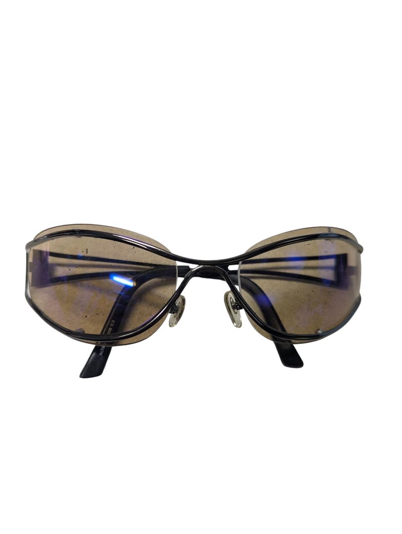 Vintage Industrial Wraparound Safety Glasses