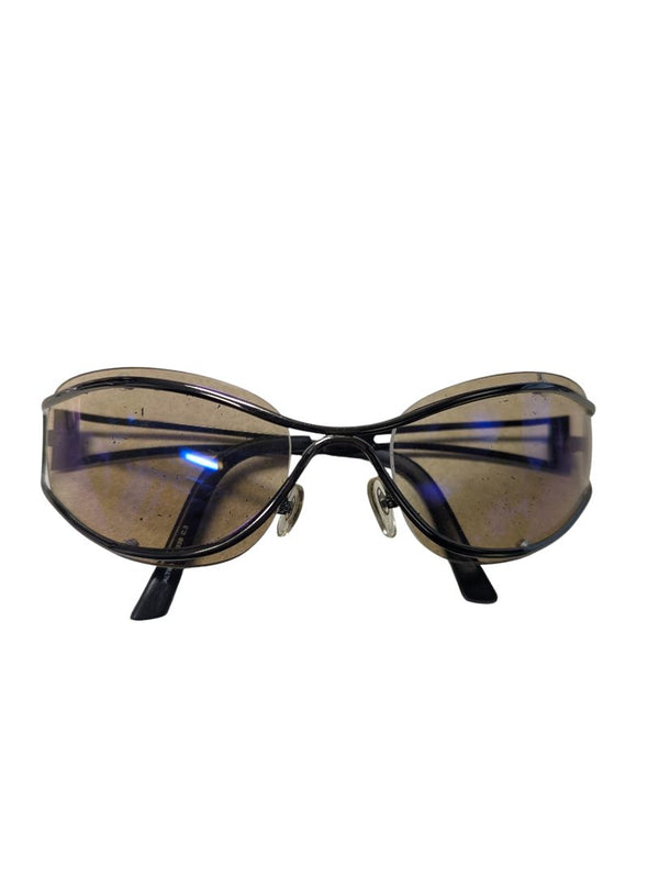 Vintage Industrial Wraparound Safety Glasses