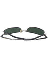 Vintage Slim Metal Oval Sunglasses