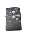 Skull Graphic Flip-Top Windproof Lighter