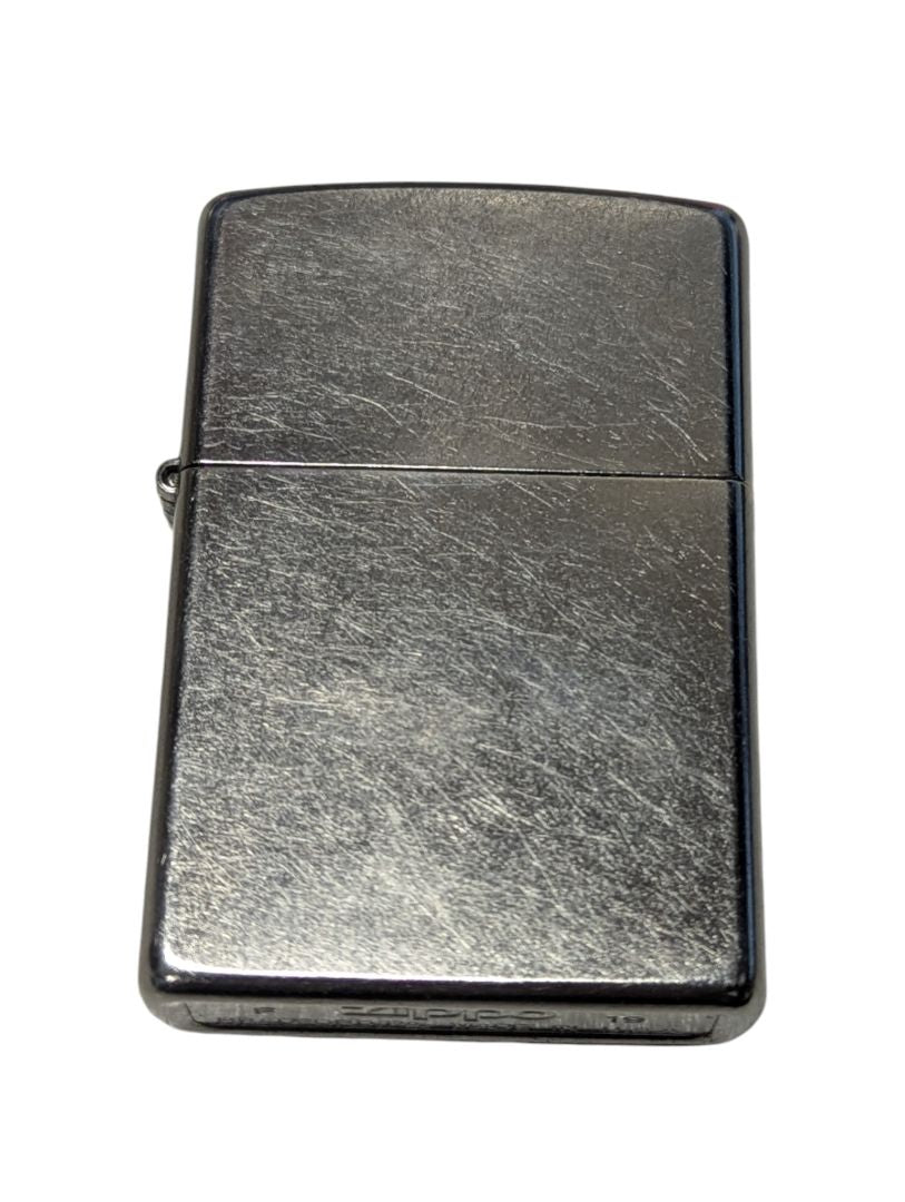 Vintage Zippo Lighter – Brushed Chrome (F • 19 Stamp)