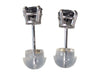 14 kt White Gold Black Diamond Stud Earrings (0.84 ct tw)