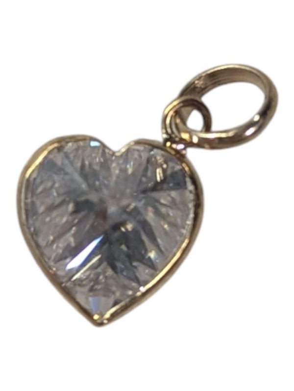 10 kt Yellow Gold 1.9 ct Moissanite Heart-Pendant (0.52 g)