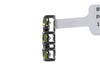Sterling Silver Peridot & Spinel Bar Pendant – 1.00ctw