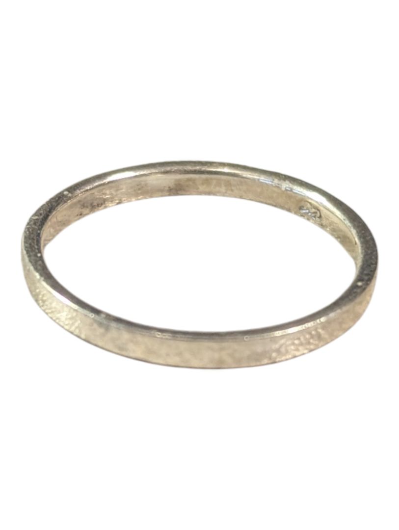 Sterling Silver Marcasite Band – Size 7.5